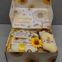 Andlane Sunflower Gifts for Women - Unique Gift Basket Set - Birthday Gifts for Women, Best Friend, or Sister - Sunshine Box Care Package, Get Well Soon, Thinking of You, Friendship Basket 18Pcs Large