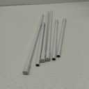 AIZESI Spring Tension Curtain Rods Short Tension Rod (White, 28" to 41"-3Pcs)