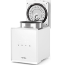 Stainless Steel Humidifier, 3L Warm Mist Humidifier, Easy Clean with Warm Steam Humidifier, Healthy Air Mist Humidifiers for Bedroom Living Room, with Sleep Mode and Auto-off Setting