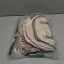 MOMUVO Kids Backpack for Girls,Bookbag for Teens School Bag Elementary Primary Middle School Book Bag,17.3 inch (Beige Khaki-2)