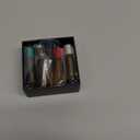 Craft Glitter Vial Set - 4 Pack of 5ml Semi-Transparent Glass Bottles