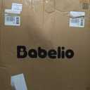 BABELIO Safety Gate Door Fits for Stairs, Narrow and Wide Doorways with Auto Close, Easy Install, No Drilling, Pressure Mounted for Baby, Child, Pets, Dog/Puppy, 26''-40'', White