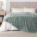 Bedsure GentleSoft Full Size Blankets for Bed - Cozy Soft Blankets for Women, Cute Large Throws for Girls, Sage Green, 84x90 Inches