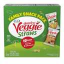 Sensible Portions Garden Veggie Straws, Cinnamon Apple & Sea Salt, 0.75 oz Variety Mix (Pack of 10) (EXP 03/02/26)