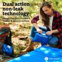 WISE MOOSE Sleeping Pad 4.5 Inch Thick Camping Mattress, Ultralight Camping Pad, Inflatable Tent Mat for Backpacking, Hiking - Inflating Bag and Repair Kit Included 78×28×4.5 Inches 1 Pack