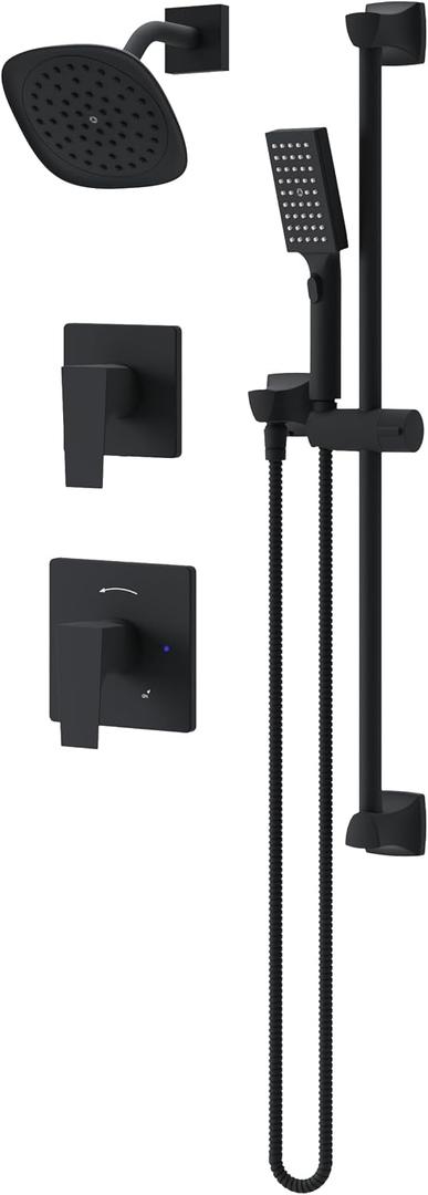 Verity HydroMersion Double Handle Shower Trim Kit with Hand Spray