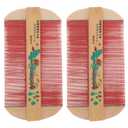 2Pcs Combs Nit Combs Wallet Remover Wooden Hair Massage Double-Side for Men Women