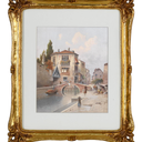 Funly mee Vintage 11x14 Picture Frame Antique Gold Photo Frame for Tabletop & Wall Mounted