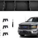 Under Seat Storage for Ford F150 2015-2026 SuperCrew F250 F350 F450 F550
Super Duty Crew Cab 2017-2025, Rear Under Seat Organizer Truck Storage Box, Underseat Cargo Tool Organizer Accessories