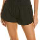 Sweaty Betty Women's On Your Marks 4" Running Workout Shorts (Large, Black)