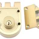 MY MIRONEY Jimmy Proof Deadbolt Lock Heavy Duty Safety Double Cylinder Locking Deadbolt with Keys Gold