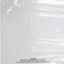 200 Count 14x20 Inch Self Seal Clear Poly Bags with Suffocation Warning for Packaging Clothing, Decorative Wrappers and More with Permanent Adhesive (1.5mil)
