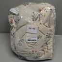 Boho Floral 100% Blackout Curtains 90 Inch Length 2 Panels Set, Linen Texture Farmhouse Curtains Beige Tassel for Living Room Bedroom Vintage Rustic Patterned Printed Western Rod Pocket