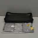 WOPITUES Floating Shelves with Wire Storage Basket, Bathroom Shelves Over Toilet with Protective Metal Guardrail, Wood Wall Shelves for Bathroom, Bedroom, Living Room, Toilet PaperBlack