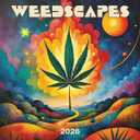 Gladstone Media, Weedscapes 2026 Square Wall Calendar