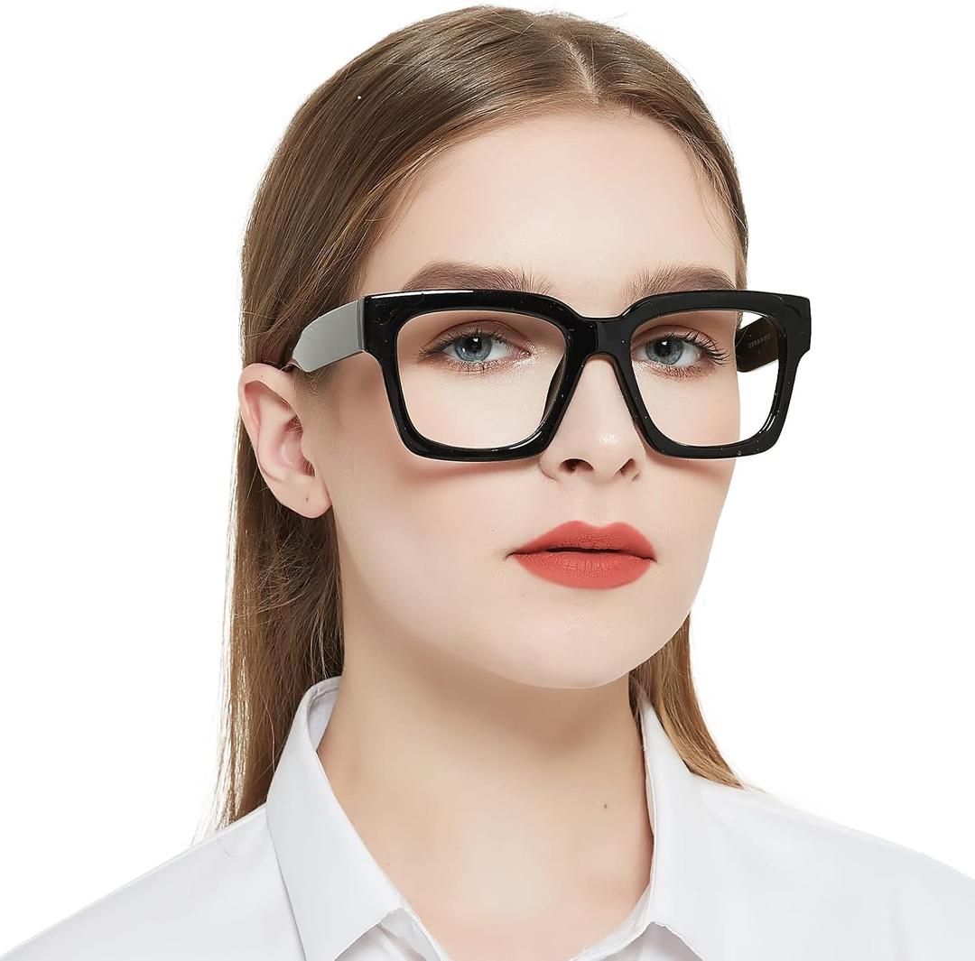 OCCI CHIARI Large Reading Glasses for Women Stylish Square Readers 1.0 1.25 1.50 1.75 2.0 2.25 2.50 2.75 3.0 3.5