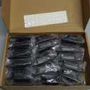 Ravinte 30 Packs (15 Pairs) 3/8" Inset Matte Black Cabinet Hinge,Self Closing Hinges for Kitchen/Bathroom/Furniture Cabinets & Doors,Decorative Cabinet Hardware Kitchen Cabinet Hinges with Door Bumper