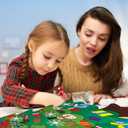 LIYROIUB DIY Felt Christmas Tree for Kids Toddlers with 32 pcs Detachable Ornaments Door Wall Hanging Xmas Gifts New Year Christmas Decorations