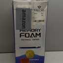 3 Inch Gel Memory Foam Mattress Topper Twin Size High Density Cooling Pad Pressure Relief Bed Topper (with Removable & Washable Bamboo Cover)