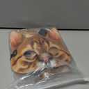 Valpeak 3D Cat Mask, Cat Headband, and Funny Cat Socks with cat Tails (Orange Cat Three-piece)