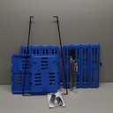 Tourna Ballport Tennis Ball Hopper Holds 80 Balls Durable and Lightweight  Blue