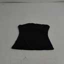 SUUKSESS Women Sexy Tube Top Summer Y2K Going Out Double Lined Basic Tank Top (Medium, 01 Black)