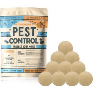 Pest Control Pouches, Rodent Repellent, Mouse Repellents, Peppermint Oil Mice Repellent, Rat Deterrent, Repel Rodents(10Pack)
