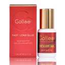 Eyelash Extension Glue Long Retention  8 Weeks /1 Sec Drying Time/(0.17fl.oz / 5ml) Eyelash Glue for Eyelash Extensions Maximum Bonding/Black Lash Adhesive for Professional USE ONLY