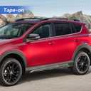 Window Visors Rain Guards for 2013-2018 Toyota Rav4, Out-Channel Window Vent Wind Deflectors Visors Shades for 13-18 Toyota Rav4