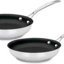 Cuisinart Chef's Classic™ Stainless Non-Stick Skillets, 9" Skillet & 11" Skillet Set
