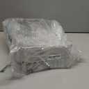 STARLATTA 3 Tier Rolling Cart with Lockable Wheels, Clear Acrylic Utility Trolley with Handle, Heavy-Duty Storage Organizer for Kitchen Bathroom Nursery Laundry - Snack Book Craft Organizer (Clear)