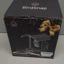 birdsnap PAV-Bird Feeder with Camera,2K HD with 64GB Card, AI Identify Smart Bird House Cam Solar Panel,Live Stream,Motion Detection,Auto Record Video for Backyard Outdoors,Ideal Gift for Bird Lover (Dark Yellow)