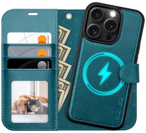 OCASE for iPhone 16 Pro Case Detachable Wallet Case with Card Holder, 2 in 1 Pu Leather Flip Folio with RFID Blocking Stand Wrist Strap Shockproof Phone Cover 6.3 Inch 2024, Peacock Blue OCASE for iPhone 16 Pro Case Detachable Wallet Case with Card Holder, 2 in 1 Pu Leather Flip Folio with RFID Blocking Stand Wrist Strap Shockproof Phone Cover 6.3 Inch 2024, Peacock Blue