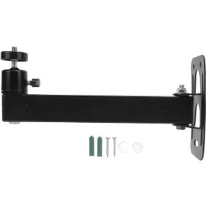 Akozon Adjustable Stainless Steel Projector Wall Mount 360 Degree Rotation Universal Stand for JMGO Projector Hanger