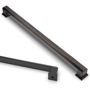 Asidrama 6 Pack 10 Inch(256mm) Oil Rubbed Bronze Kitchen Cabinet Handles Cabinet Pulls Kitchen Cabinet Hardware for Cupboard Drawer Pulls