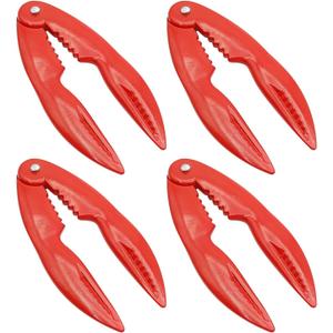 4 Pcs Crab Leg Crackers Lobster Crackers and Tools Nut Crackers for Seafood Shellfish Nuts Home Kitchen Tools