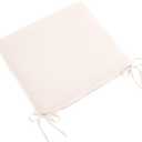 Blazing Needles Twill Chair Cushion, 20" x 19", Natural 1 Count