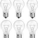 40 Watt Incandescent Light Bulbs, Dimmable, 40W Equivalent, A19 Light Bulbs,High Brightness 2700K Warm White (6PACK)