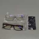 Gaoye 2Pack of Reading Glasses  BlueLight Filter, UV Protection  Readers with Rectangle Frames