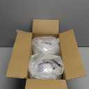 Suwimut 2 Pack Mirror Disco Ball, 8 Inch Cool and Fun Large Silver Hanging Disco Ball with Hanging Ring, Reflects Light, Party Favor, Christmas New Year Wedding Decor Festival Stage Prop