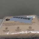 Bedsure Khaki Oversized Queen Duvet Cover - 3 Pieces Prewashed Cotton-Like Extra Soft Bedding Set, Includes 1 Duvet Cover 98x98 Inches with Zipper Closure & 2 Pillow Shams, Comforter Not Included