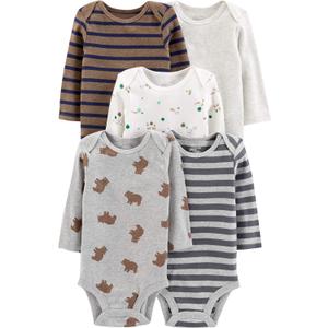 Simple Joys by Carter's Unisex Babies' Long-Sleeve Bodysuit 24 Months