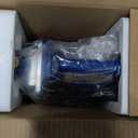 VIVOHOME 110V 1/4 HP 3.5 CFM Single Stage Rotary Vane Air Vacuum Pump with Oil Bottle (Blue)