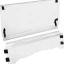 KUAFU Clear Windshield Compatible with Massimo Buck 200 2018, 400 2018-2020 Front Heavy Duty Folding 2-IN-1Windshield Windscreen