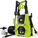 SISUPASSIE Pressure Washer, 2860PSI Max 3.6GPM Electric Power Washer with Foam Cannon 35FT Power Cord 4 Nozzles, Pressure Washer for Cars, Patios, Fences, Decks and Driveway