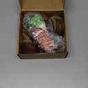 24 Pcs Christmas Wooden Place Card Holders with 30 Kraft Place Cards Santa Snowman Elk Memo Number Name Photo Picture Note Clip Holder Tabletop Stands Gifts for Xmas Party Table Decoration