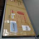 Antok 58" x 21" Full Length Mirror, Floor Mirror Arched Window Decorative Mirror, Metal Framed Decor Farmhouse Floor Mirrors Art Pane Mirrors Wall Decor for Bedroom, Living Room, Entryway Black