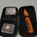 Cordless Rotary Tool, 5 Variable Speed Mini Rotary Tool Kit with 70 Accessories, 3.7V Type-C Charging Power Rotary Tool for Engraving, Sanding, Polishing, Carving, Cutting, DIY Crafts (Orange)