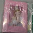 Ejblfe Photo Album 4x6,Linen Cover Slide-in Photo Album Book Can Holds 100 4x6 Photos with 50 Black Sheets for Family,Wedding,Baby and Holiday Pictures (Pink)