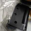 3 Pack - 4"x4" Residential Black Finish Reversible Self Closing Door Hinges - Squared Corners Auto Close Spring Hinge, Black Door Hinges